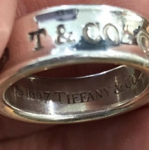 Authentic Tiffany & Co Sterling Silver Ring
